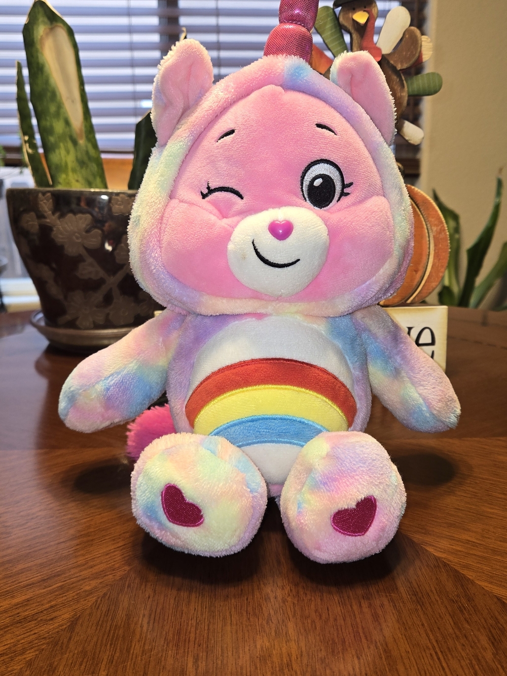 Fun Care Bears Unicorn Plush Bean Bag Multicolor Small 6-14 in 2021